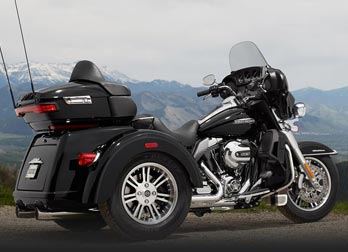 Rental Harley Davidson Tri Glide Ultra