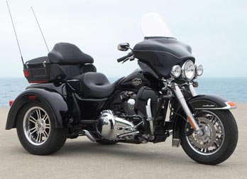 Rental Harley Davidson Tri Glide Ultra